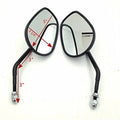 Custom BK Big Mirrors for Harley Softail (1982–Present)