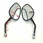 Custom BK Big Mirrors for Harley Softail (1982–Present)