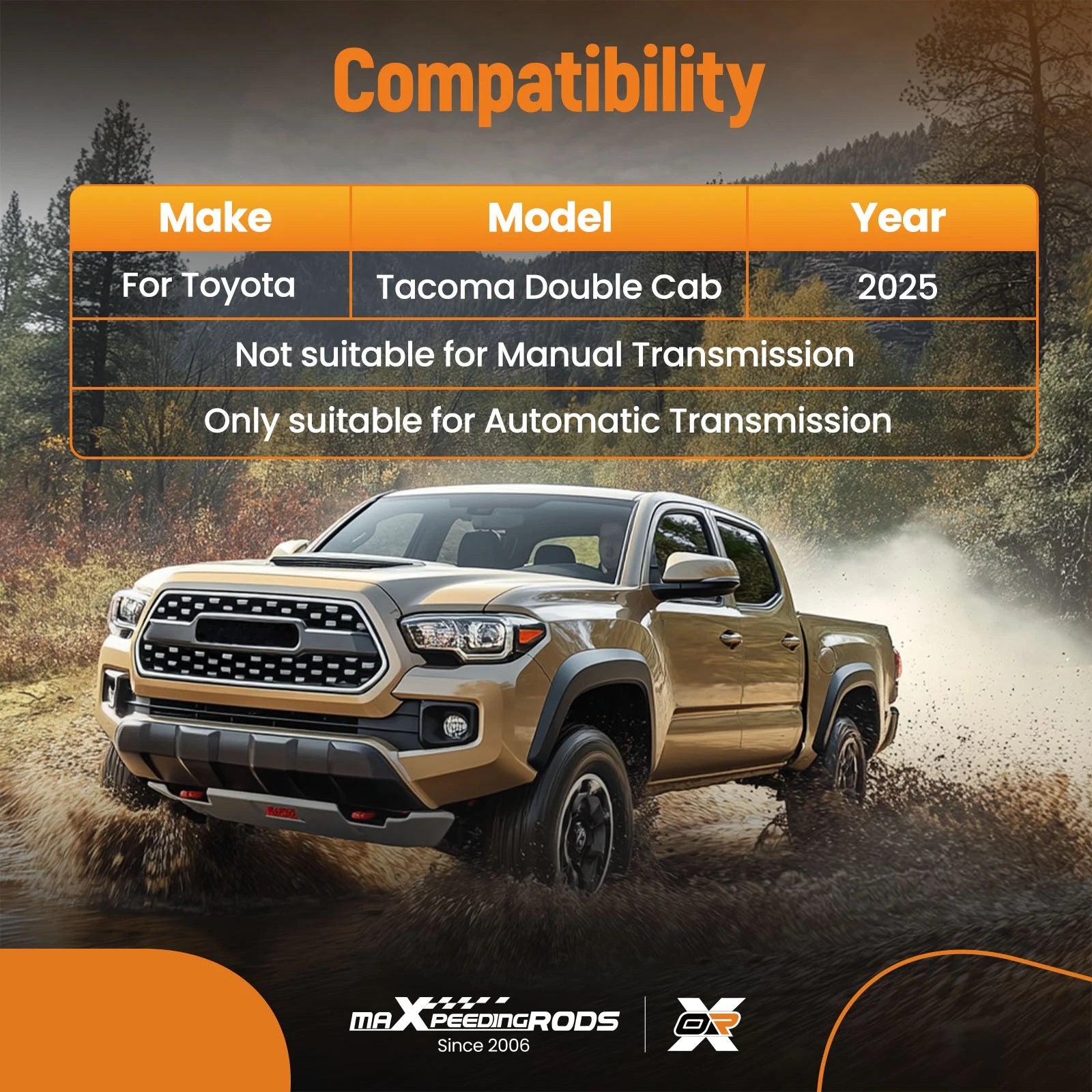 Floor Liner Mat for Toyota Tacoma Double Cab (2024)