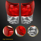 2X Rear Red Chrome Tail Lights Assembly for Toyota Tundra (2007–2013)