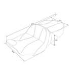 Driver Passenger Pillion Seat for Harley Street Road Glide (2009–2023)