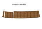 EVA Foam Swim Platform Pad for Sea Ray 230 (1997) - Faux Teak Decking Mat