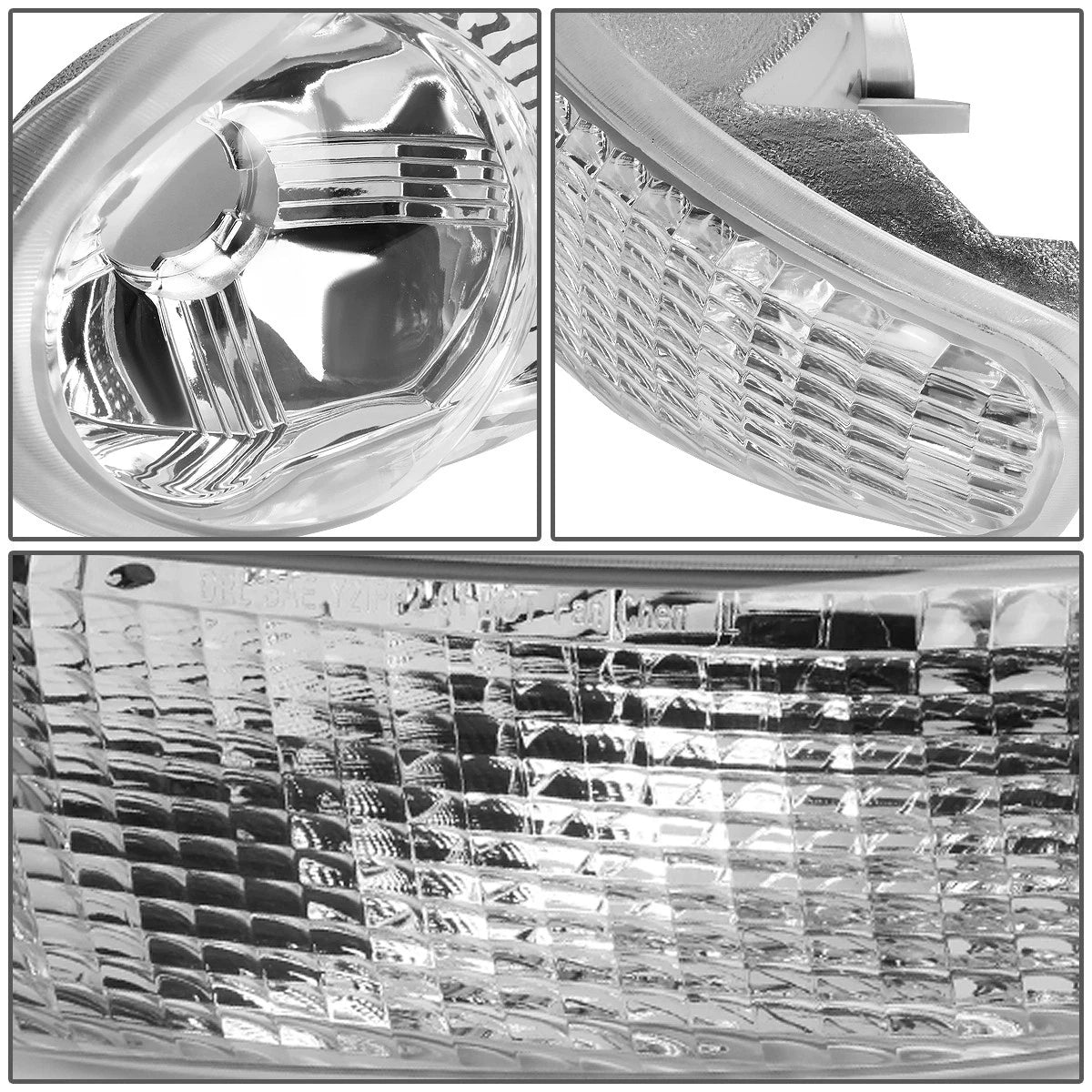 Clear Amber Headlight & Bumper Turn Signal Lamps for GMC Sierra/Yukon Denali (2001–2007)