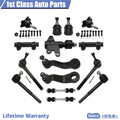15pcs Front Bar Link Tie Rod Ball Joint for Chevrolet C2500 GMC C1500 (1992–2000)