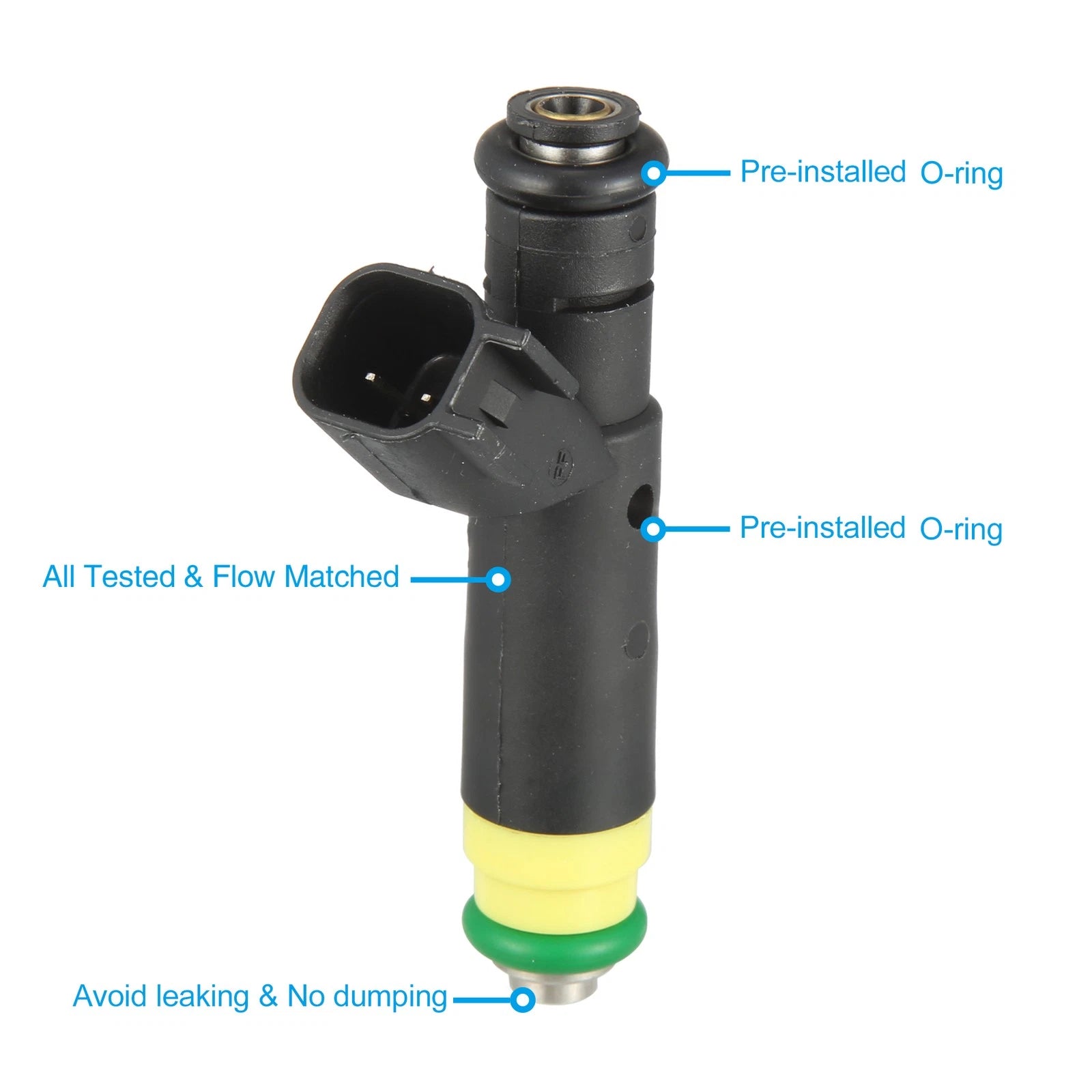 Set of 6 Fuel Injector Nozzles for Ford F-150 4.2L V6 (1998–2002) XR3Z9F593AA