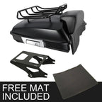 Matte Razor Trunk Backrest Luggage Rack for Harley Touring (2014–2026)