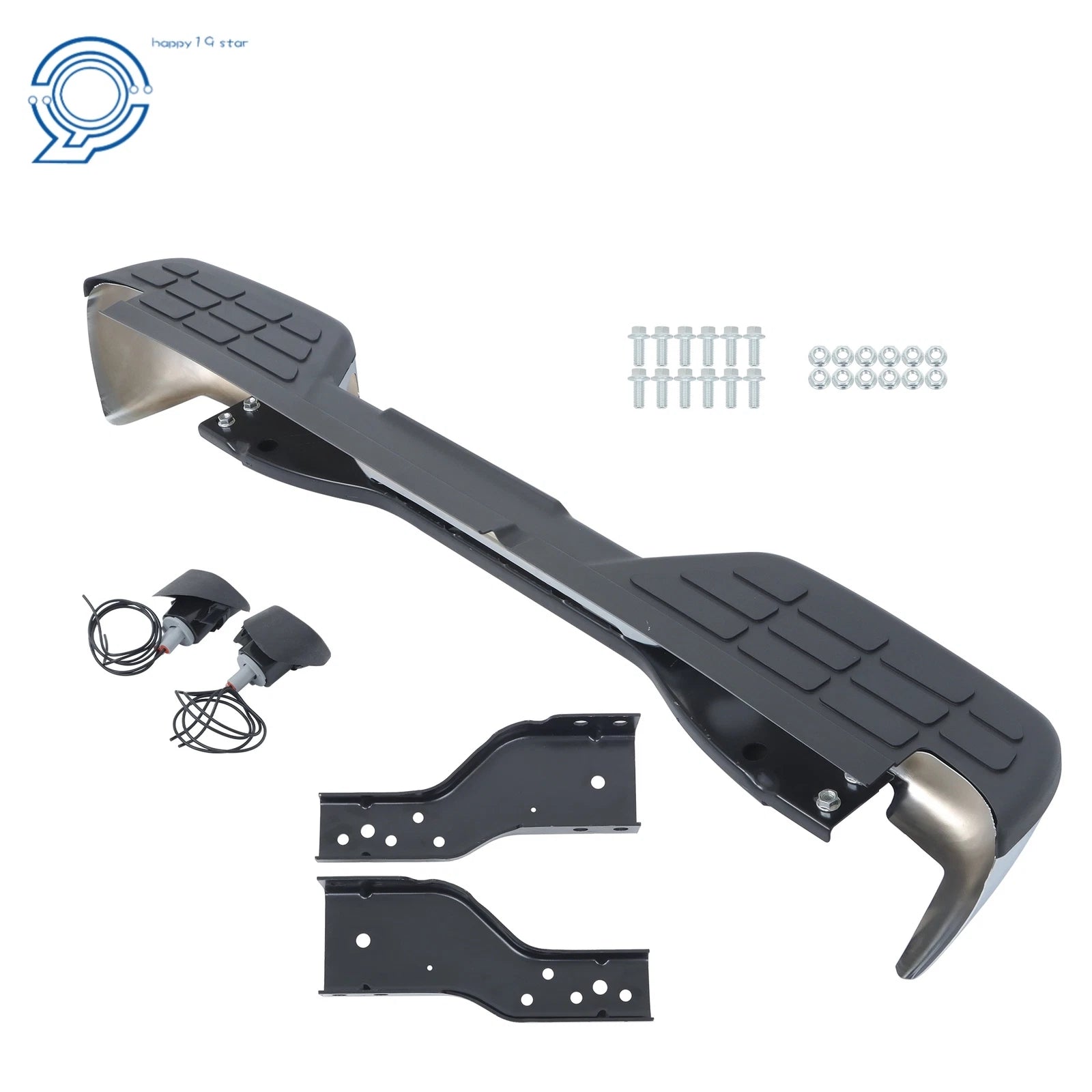 Chrome Rear Step Bumper for Chevy S10 Sonoma Fleetside (1998-2004)