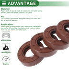 Set of 5 Oil Seal Rotary Shaft Seal FKM Rubber 22x42x11mm