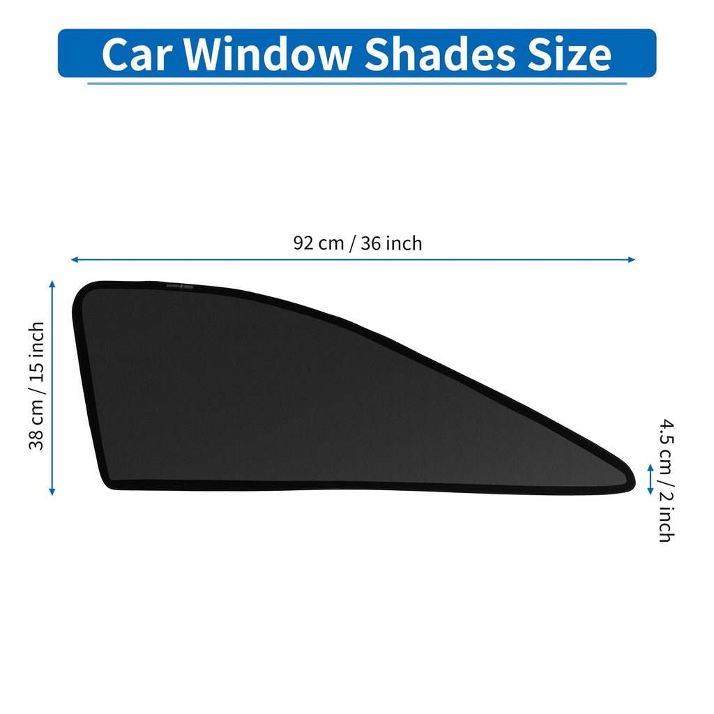 Car Window Cover for Toyota Harrier 80 Series (2014–2020) Net Black