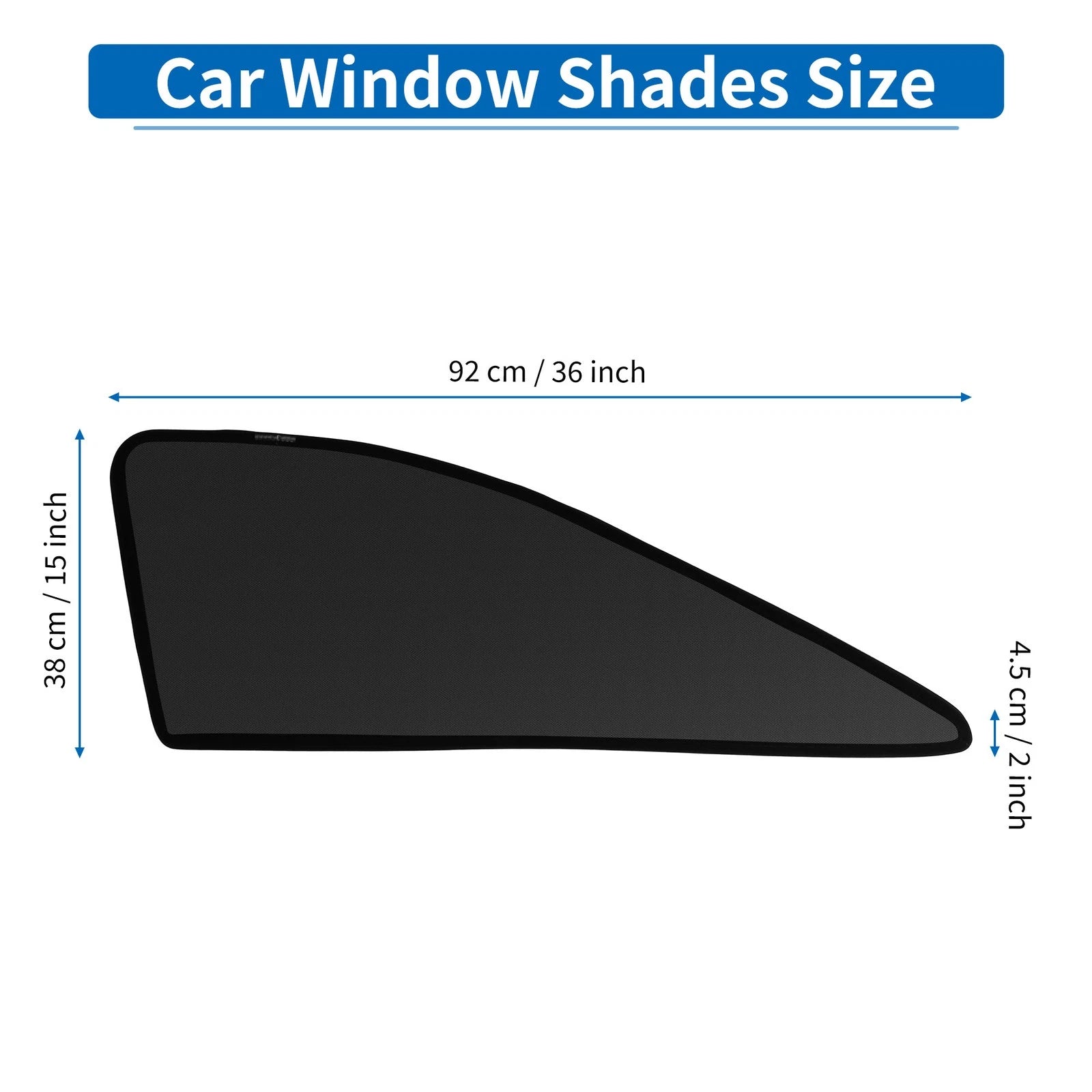 Car Window Cover for Toyota Harrier 80 Series (2014–2020) Net Black