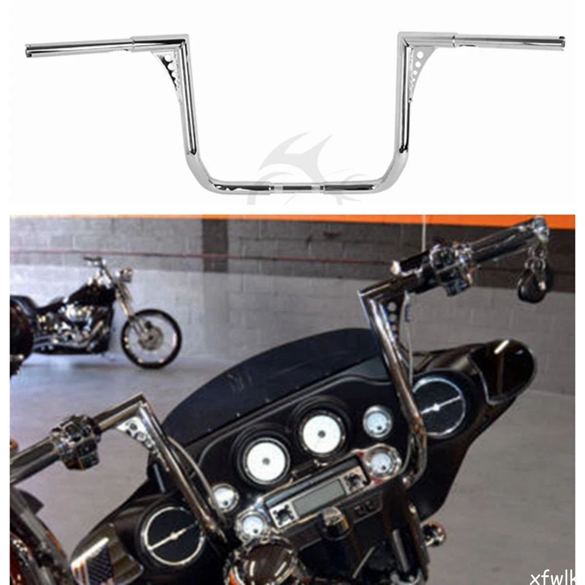 16" Ape Hanger Handle Bar for Harley Touring FLHT (2014–2023)