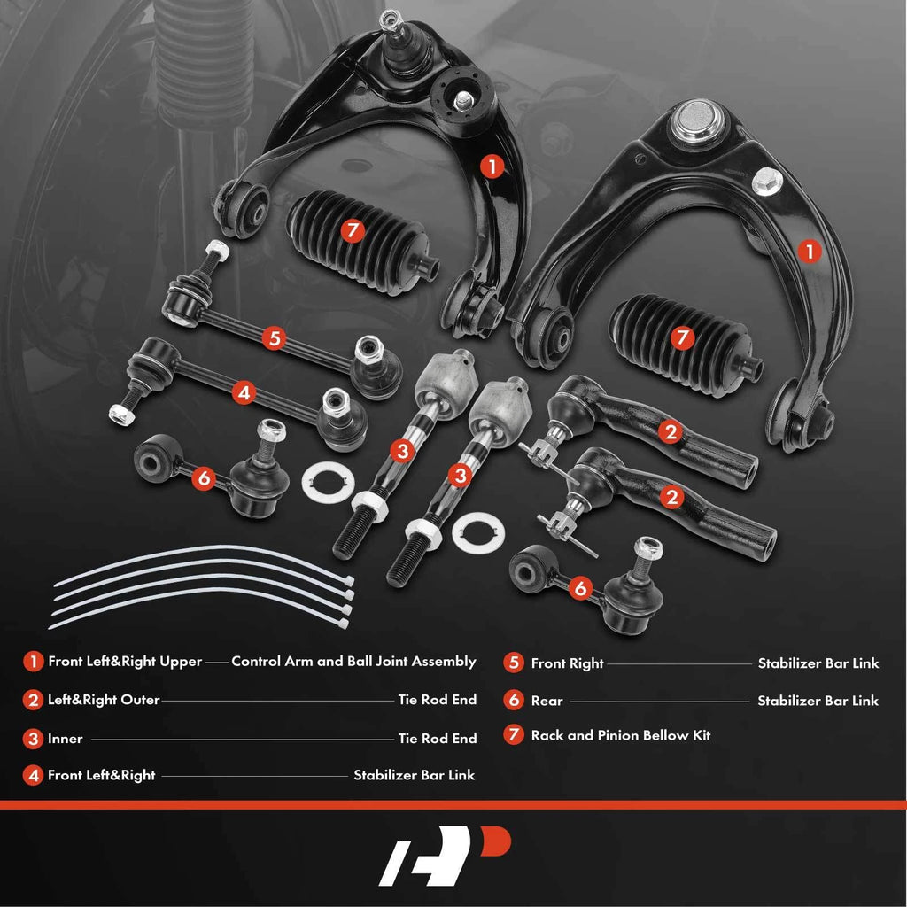 12x Front Control Arm with Ball Joint for Ford Fusion (2006-2012)