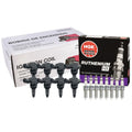 Set of 8 Ignition Coils & 8 NGK Ruthenium HX Spark Plugs for Hyundai Kia