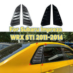 Rear Window Shutter Louvers Cover Trim for Subaru Impreza WRX STI (2011–2014)