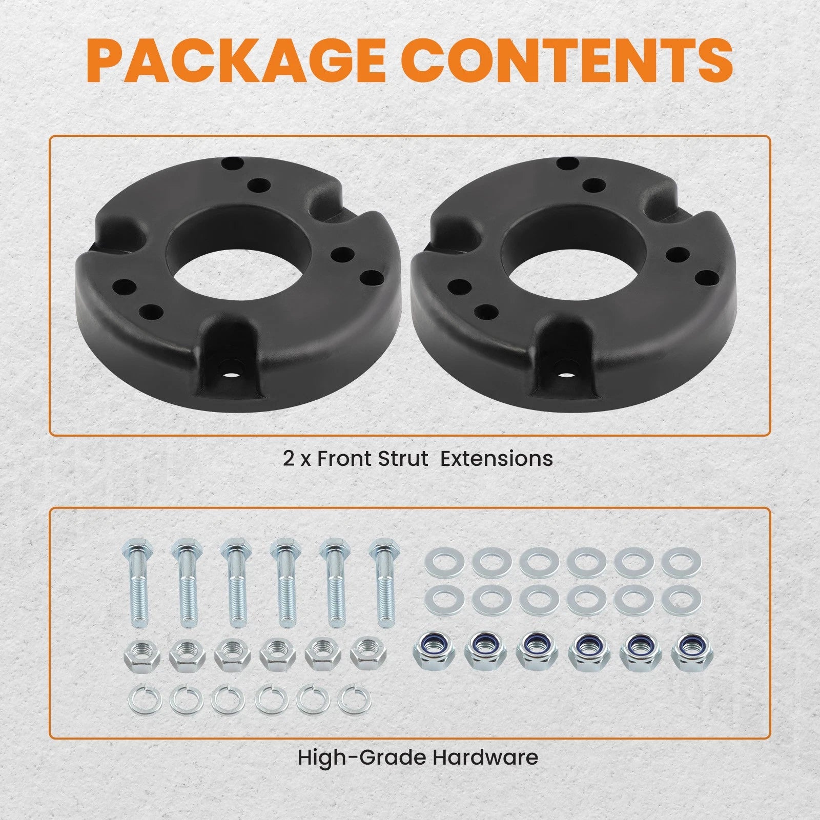 2" Suspension Leveling Lift Kit for Ford F150 (2009–2022)