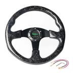 14-Inch Carbon Fiber Racing Steering Wheel for Drifting