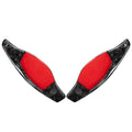 Carbon Fiber Steering Wheel Paddle Shifter Extensions for Audi R8 RS3 RS4 RS5 TT