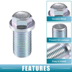 Oil Drain Plug for Mercedes-Benz 190D (1984-1989) Silver Tone