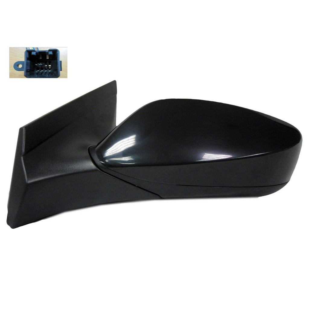 Replacement Ready to Paint Driver Power Door Mirror w/o Heated w/o Turn Signal