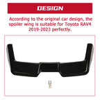 Rear Roof Spoiler for Toyota RAV4 (2019–2023) Glossy Black
