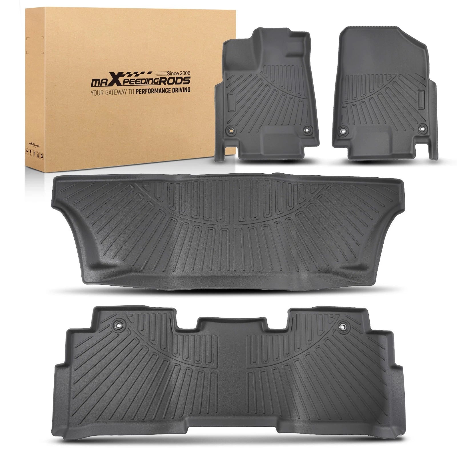 Set of 2 Front & Rear Floor Mats for Honda Odyssey (2018–2025)
