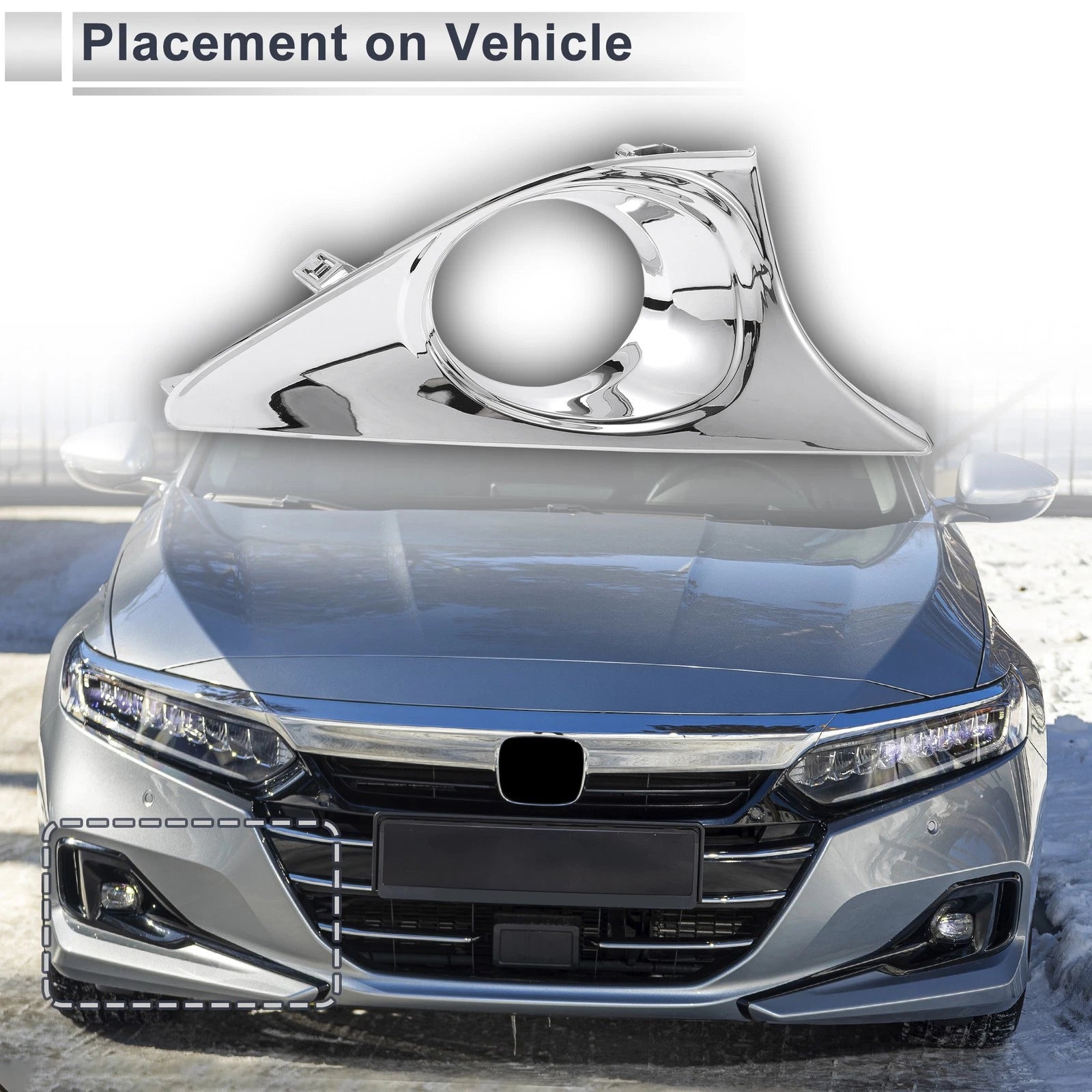 1 Pc Fog Light Grill for Toyota Camry V50 (2012–2014) No. 5212706370