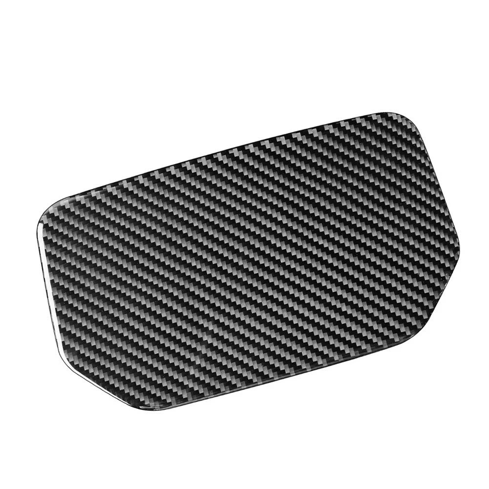 Carbon Fiber Dashboard Storage Box Cover Trim for Toyota Tundra (2014–2021)