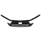 Front Upper Grille Assembly for Honda Odyssey (2021-2023) Chrome Black