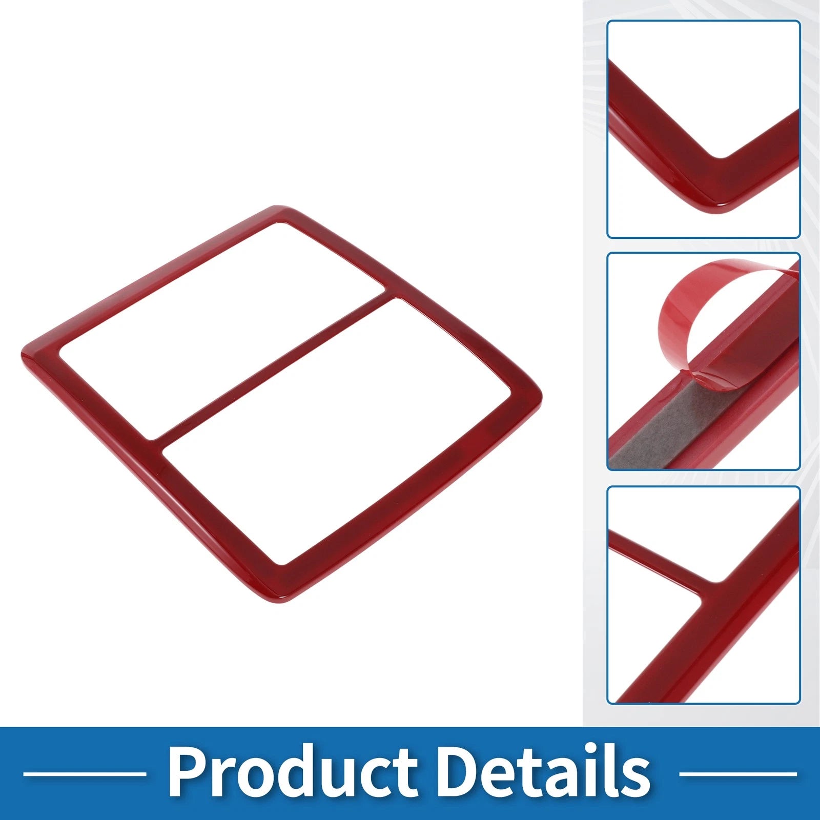 Front Row Headlight Trim Bezel for Toyota Tacoma (2016–2023) Red