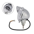 Headlight Lamp for Motorcycle (Universal, Chrome)