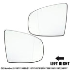 1 Pair Car Mirror Glass for BMW X5 X6 (2007–2013) No. 51167174980/51167174979