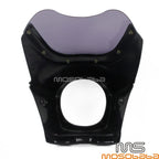 Motorcycle Headlight Fairing ABS Black for Honda Yamaha Suzuki Kawasaki (50)