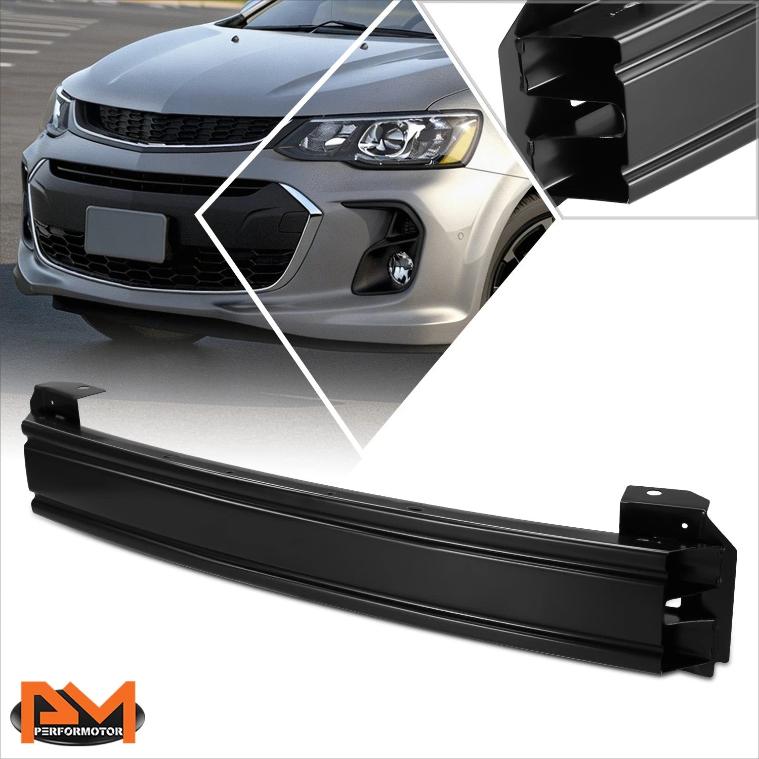 Front Upper Bumper Reinforcement Impact Absorber Bar for Chevrolet Sonic (2012–2020)