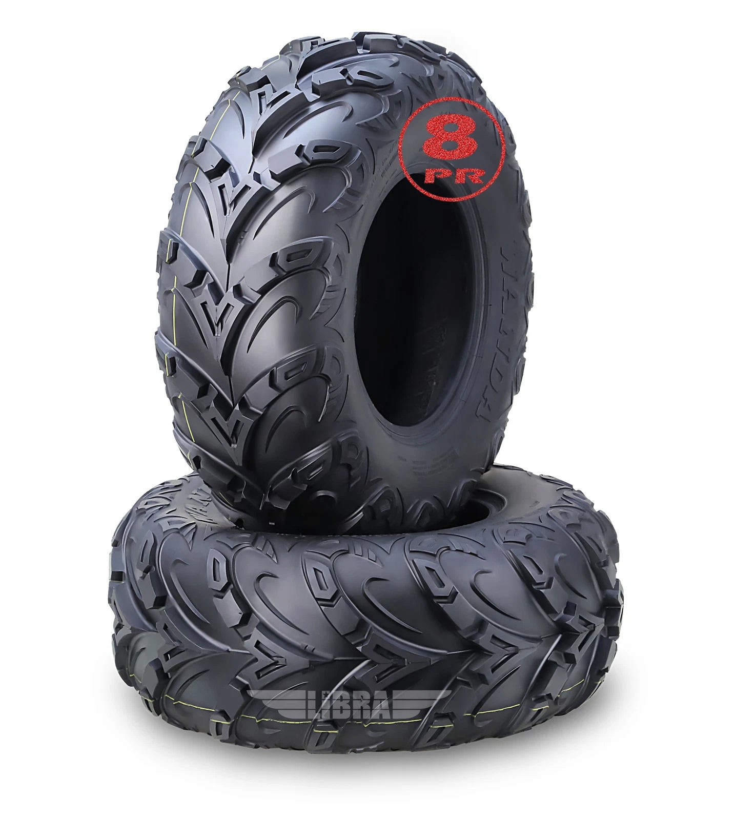 Set of 2 WANDA 8 Ply UTV ATV Tires 24x9-11 Mud Sling