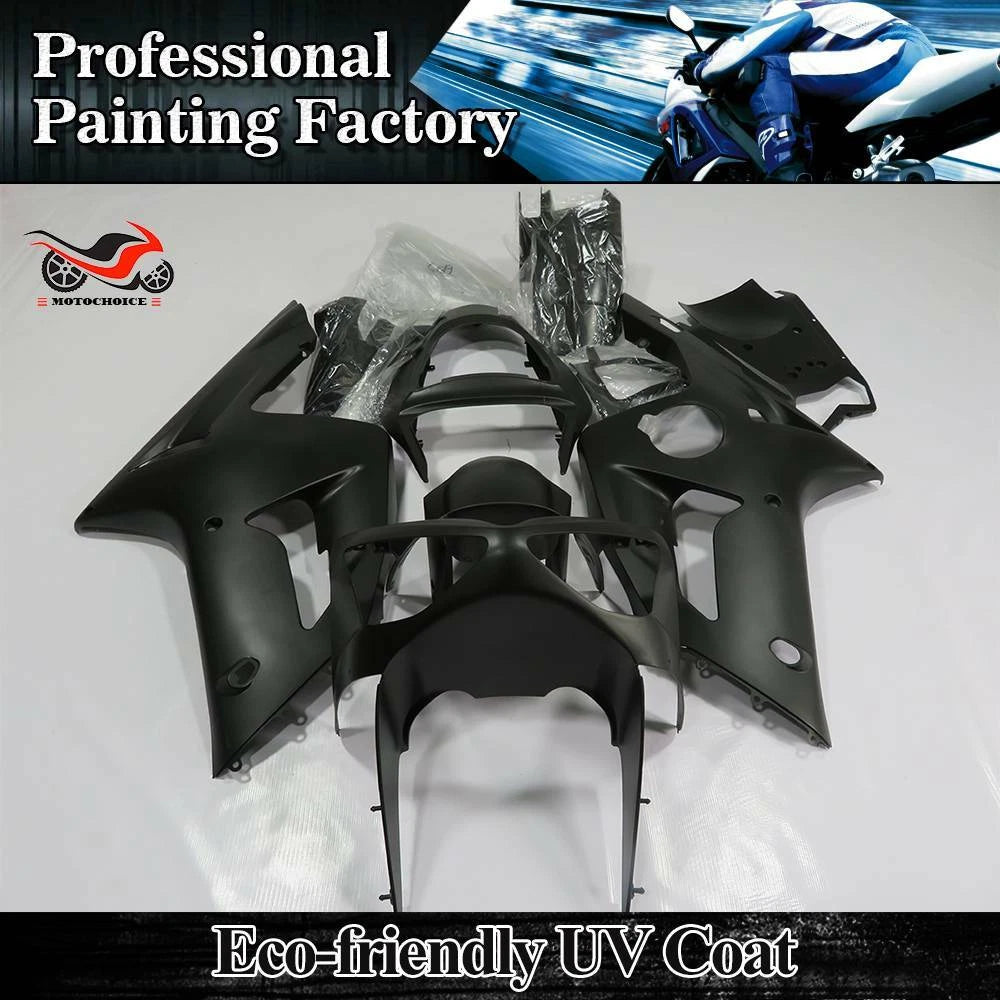Fairing Kit for Kawasaki Ninja ZX6R (2003–2004) Black ABS