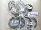 Weatherstrip Rubber Seal Set for Datsun 510 1600 4-Door (1968-1973) - 7 pcs