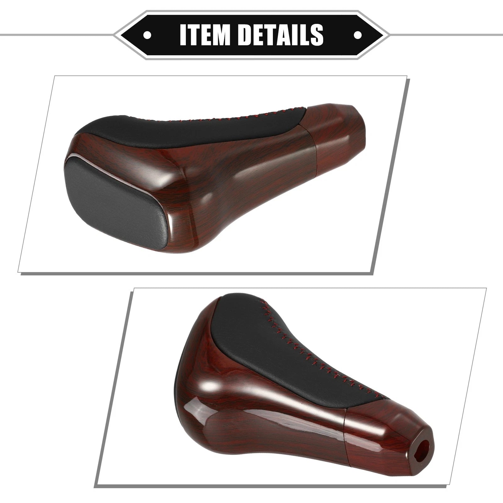 Automatic Gear Shift Knob for Toyota 4Runner (2012–2021) Faux Leather Wood