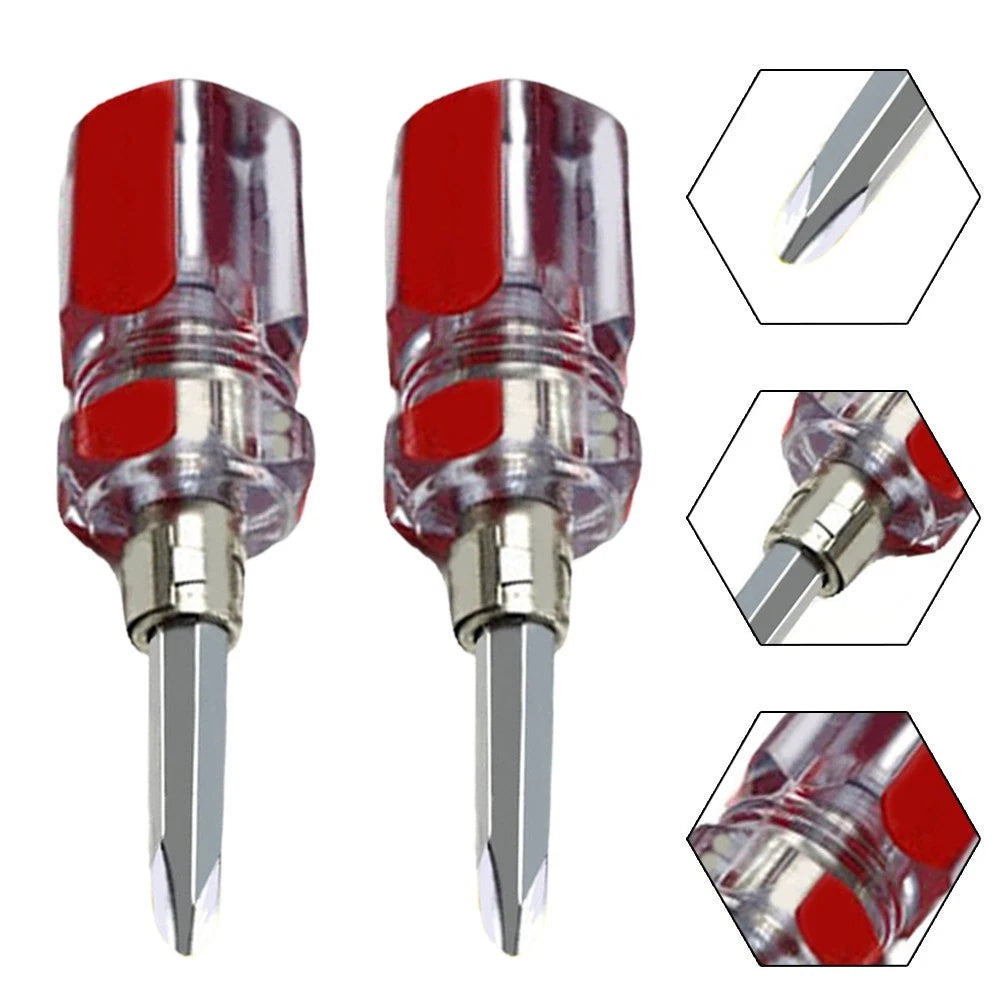 2Pcs Dual Purpose Slotted Screwdriver Set