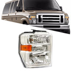 Right Headlight Assembly for Ford E150 E250 E350 E450 (2008–2014)