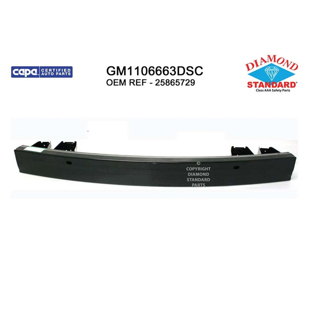 Replacement Steel Rear Bumper Impact Bar for See Compatibility Chart