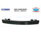 Replacement Steel Rear Bumper Impact Bar for See Compatibility Chart