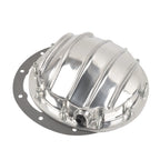 Polished Aluminum Differential Cover 8.5" & 8.6" Ring Gear 10 Bolt for Chevy GM