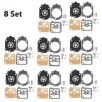 8x Carburetor Gasket Kit for Stihl Tillotson (RK-34HK, RK-32HK)
