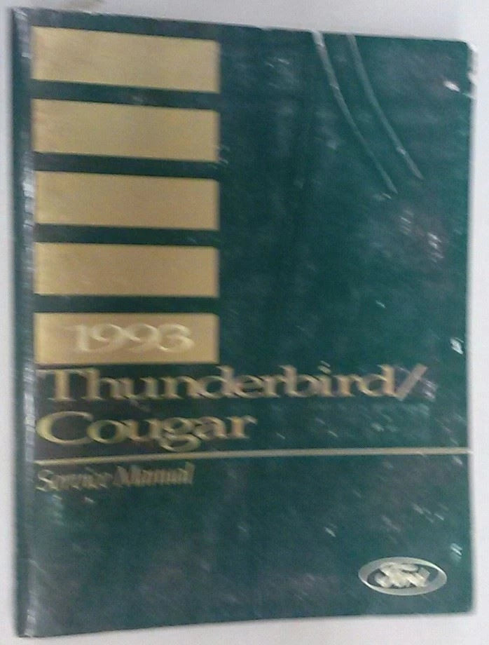 OEM Car Shop Service Manual for Thunderbird Cougar (1993) FPS-12196-93