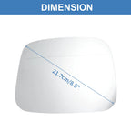 Left Side Wing Door Mirror Glass for VW Transporter T5, Caddy (2004–2015) No. 7E0853521