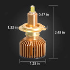 2X H7 SMD LED Headlight Bulbs for Conversion Kit (6000K)