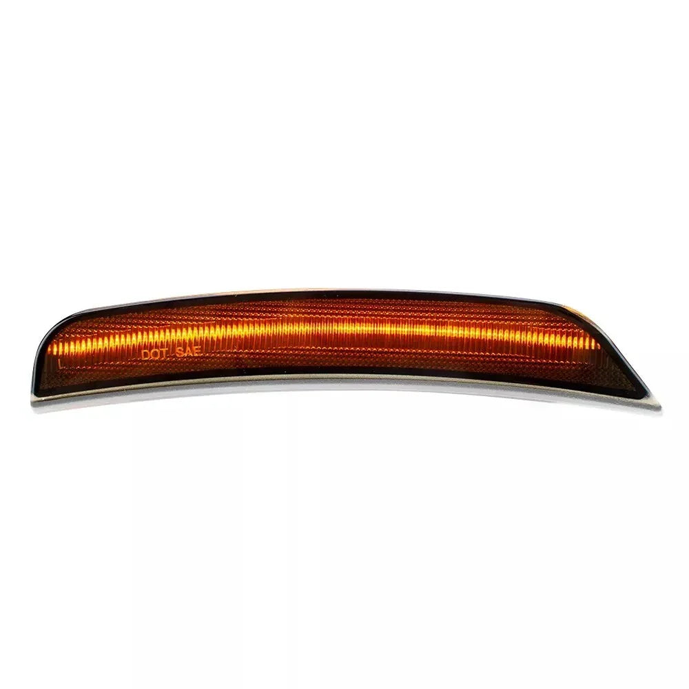 2x Smoke Amber Front Bumper Side Marker Lights Lamps for Dodge Durango (2021–2025)