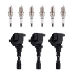 3X Ignition Coil + 6X Spark Plug Set for Kia Sedona (2002–2005) 2730039050