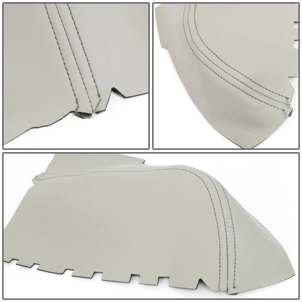 Pair of Front Door Panels for Honda Pilot (2009–2015) - Leather Cover Grey