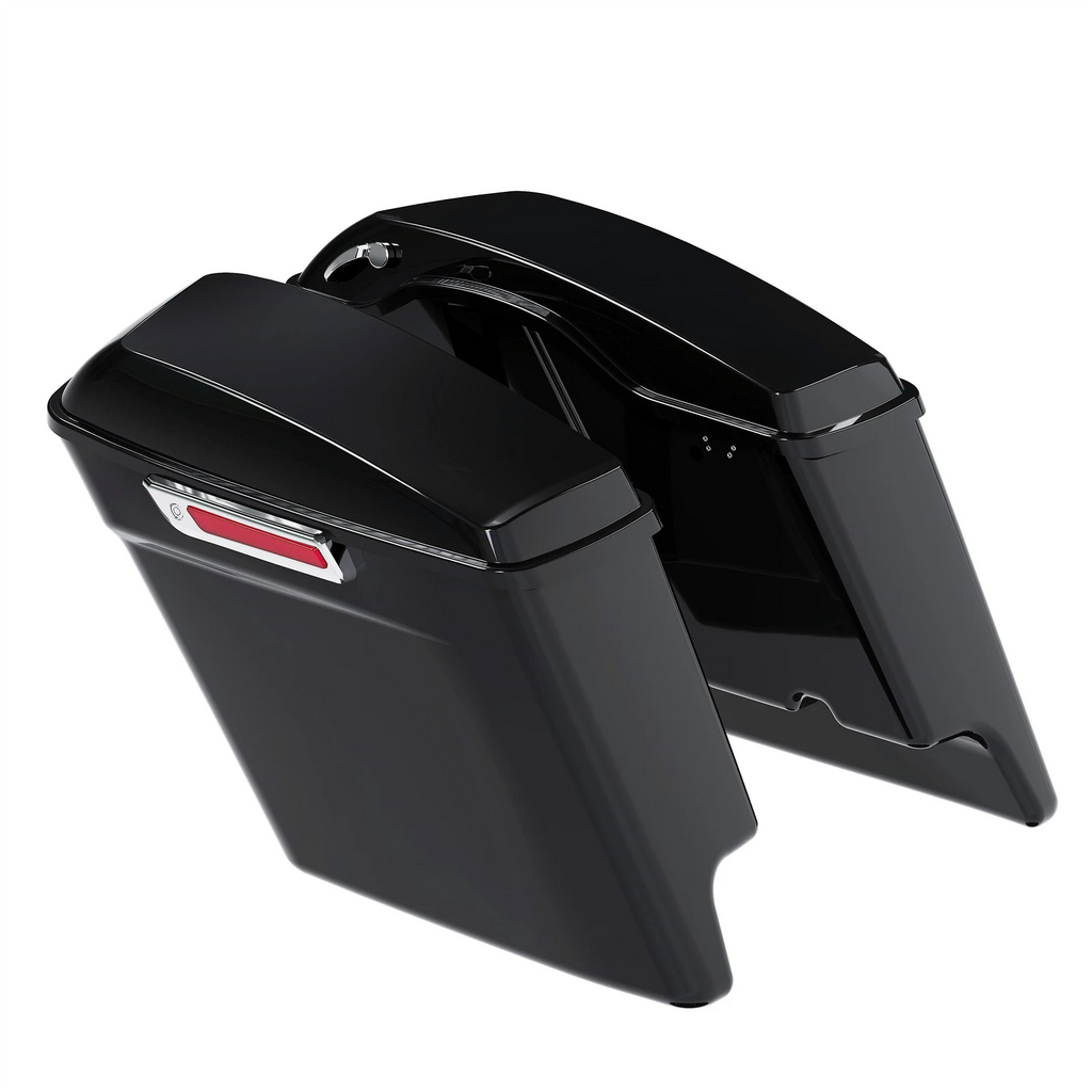 5" Stretched Saddlebag Conversion Brackets for Harley Softail